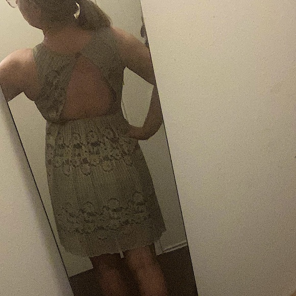 Free People Rocco Vintage Lace Mini Dress 6 - Picture 8 of 8